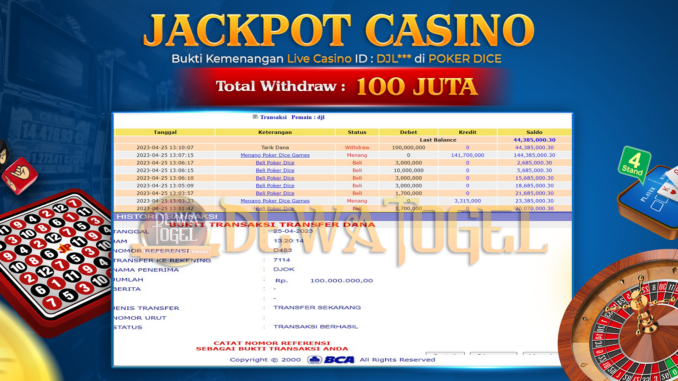 bukti jp dewatogel #227